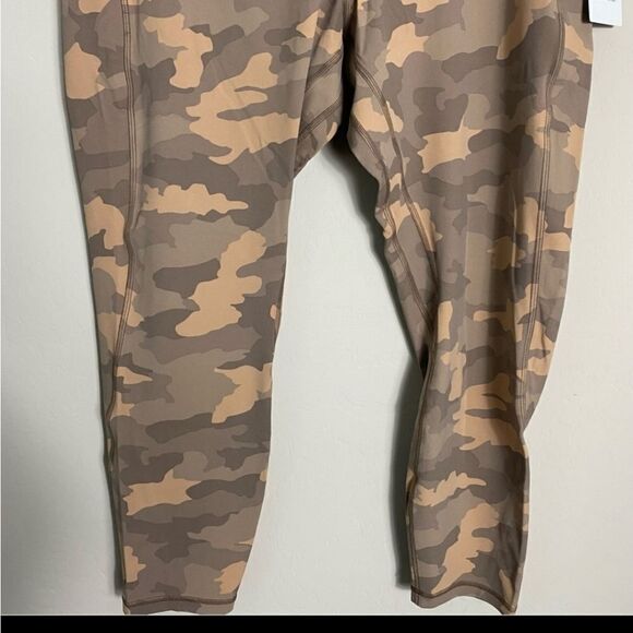 Nwt Lululemon Heritage Tan Camo Align HR Pant with Pockets Size 18 - Picture 5 of 10